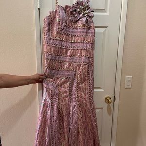 Chrome pink dress